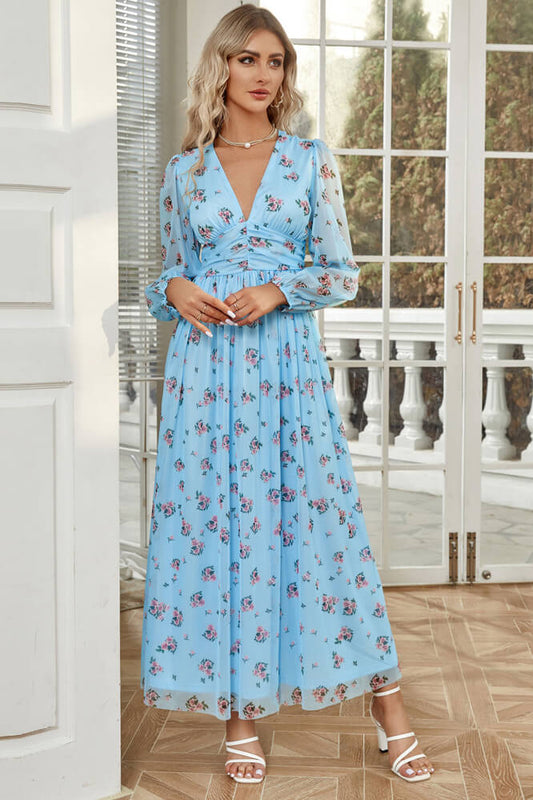 Robe Champêtre <br> Bleue
