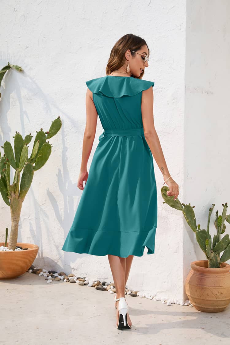 Robe Témoin Mariage Robe Bleu Vert Canard Robe Vert Robe