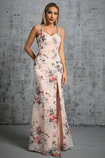 Robe Longue Fendue Fleurie - Vignette | Mlle Champêtre