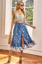 Jupe Champêtre   Bleue - Vignette | Mlle Champêtre