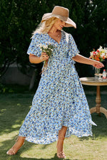 Robe Longue Champêtre Grande Taille - Vignette | Mlle Champêtre