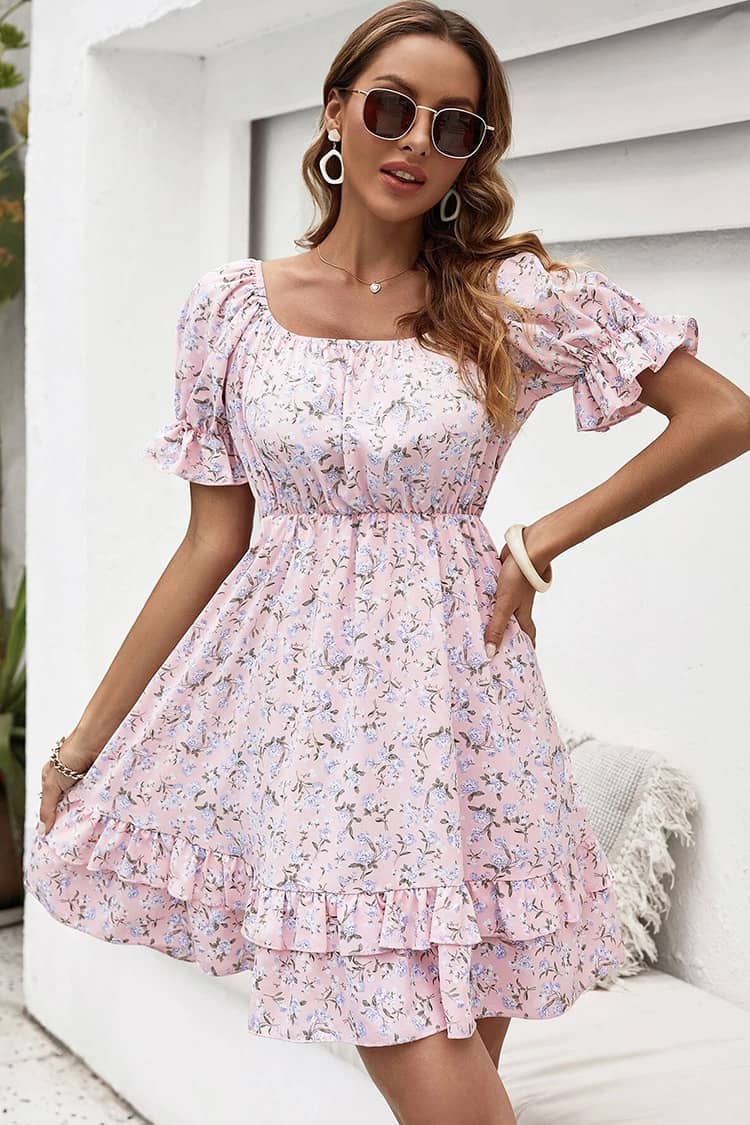 Robe store rose pâle