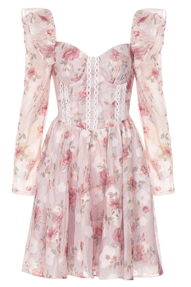 Robe à fleurs discount courte