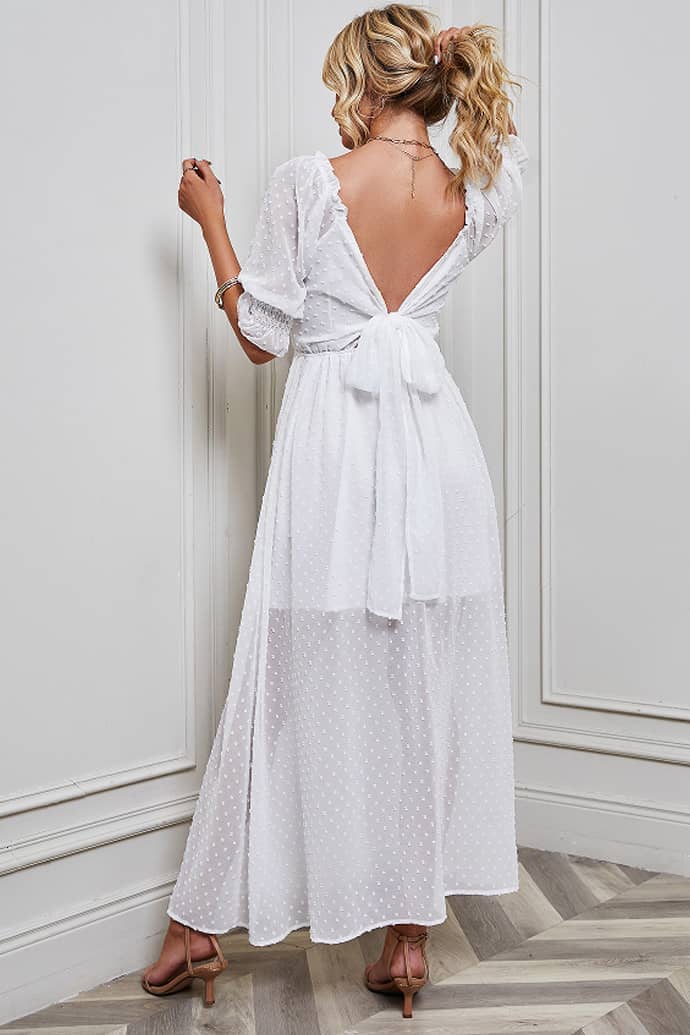 Robe Blanche Champ tre Chic Mlle Champ tre