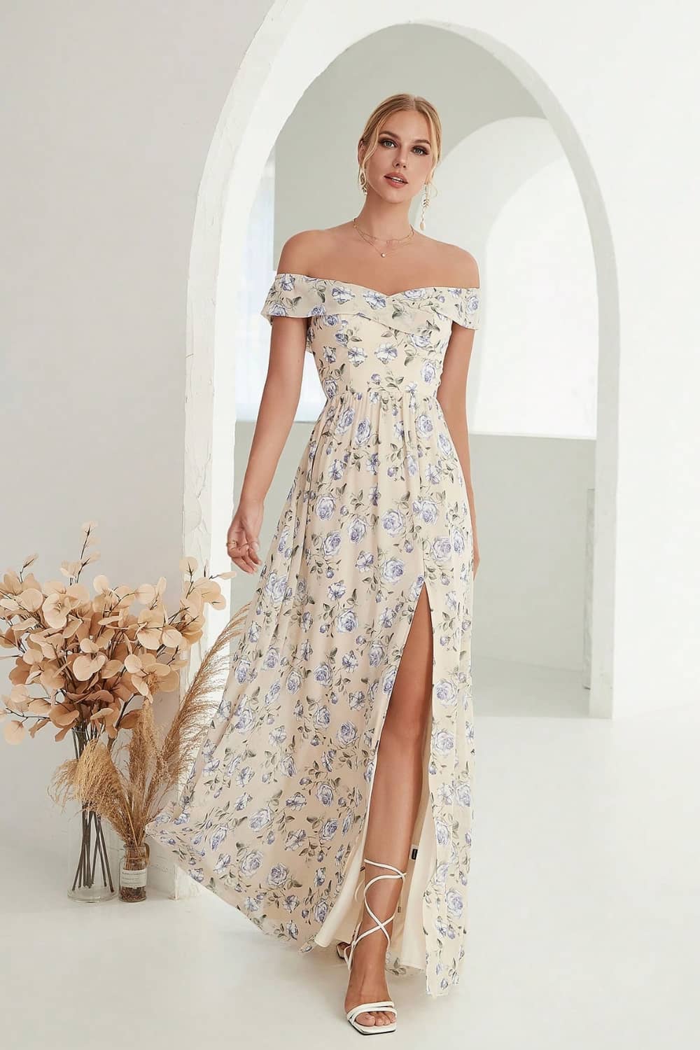 Robe Pour Protocole De Mariage Robe Épaules Dénudées Pour Mariage
