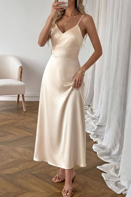 Robe Invitée Mariage Champagne