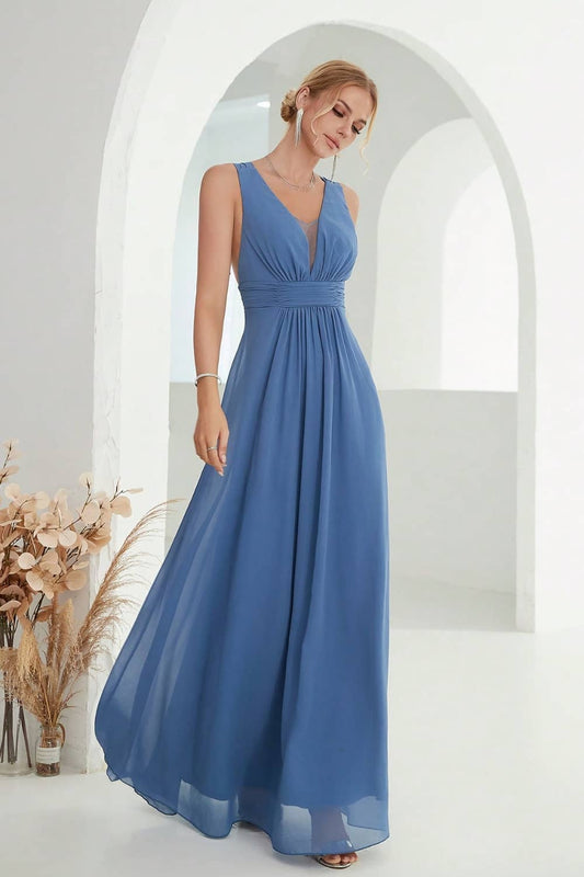 Robe Longue Fluide <br> Dos Nu