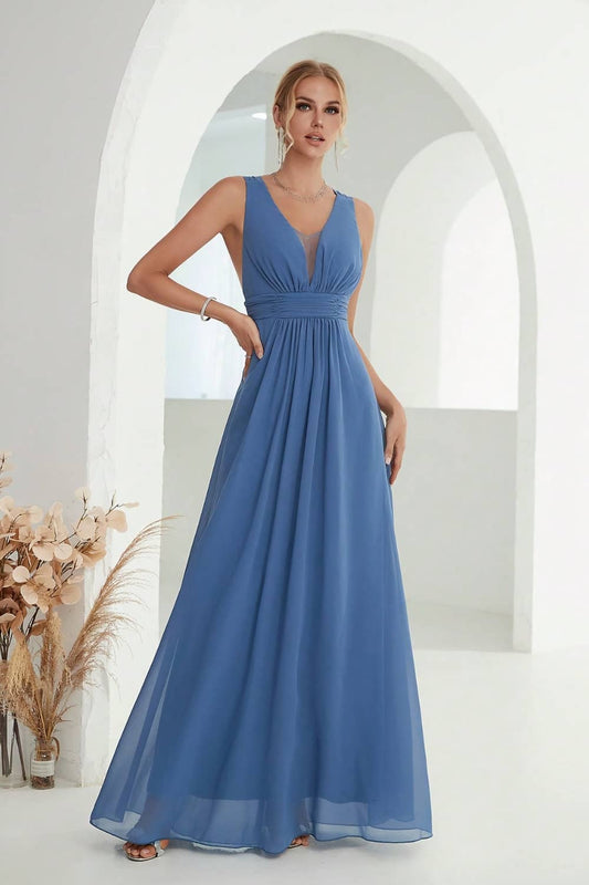 Robe Longue Fluide Dos Nu