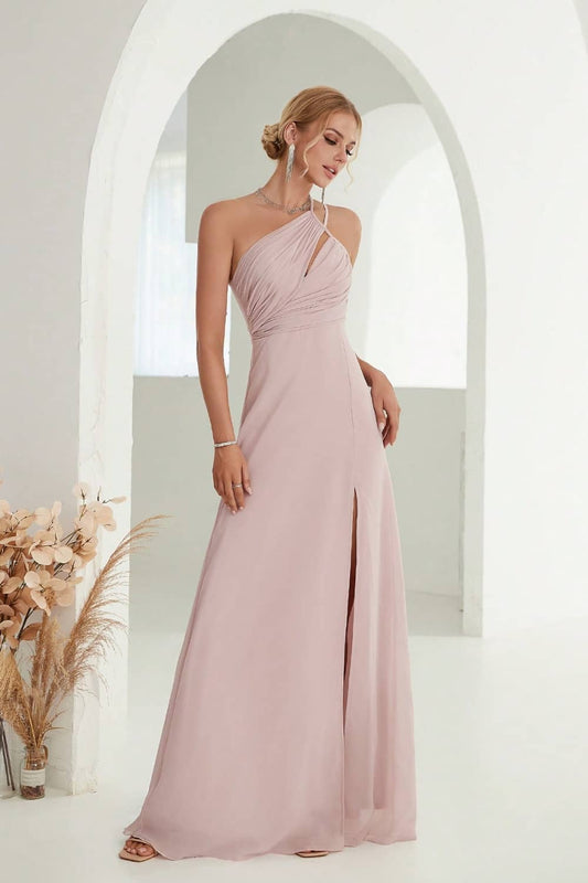 Robe Longue One Shoulder