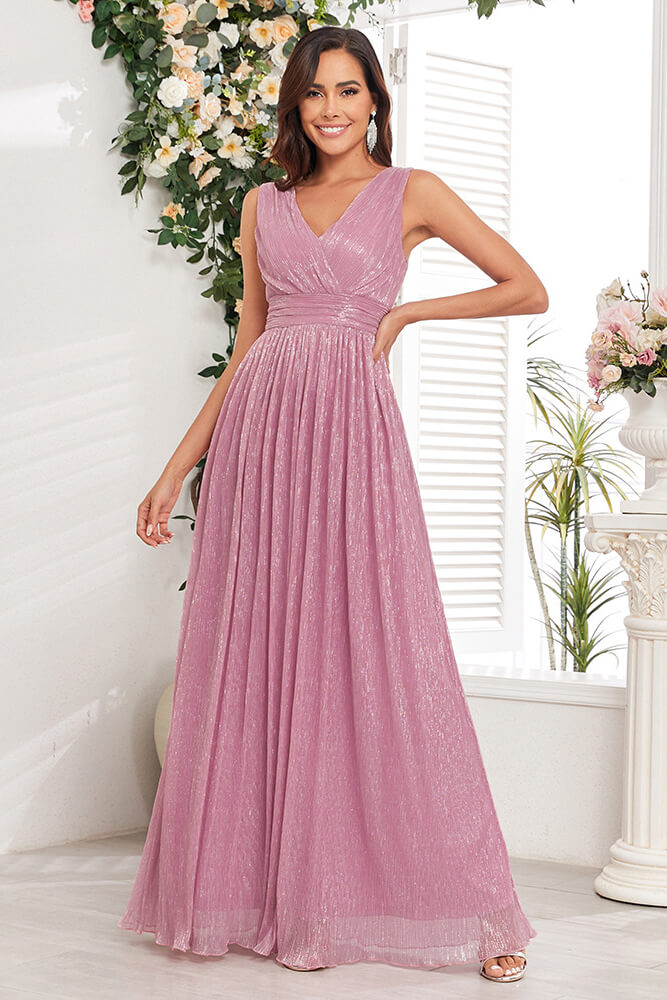 Robe Longue Unie Invitée Mariage Champêtre