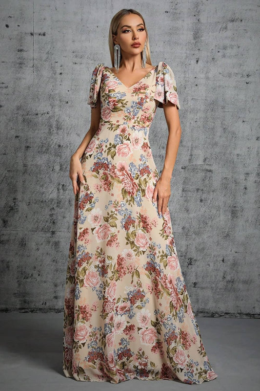 Robe Manche Papillon