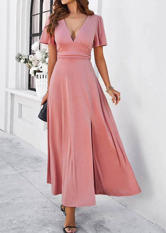 Robe Mariage Champêtre Manche Courte