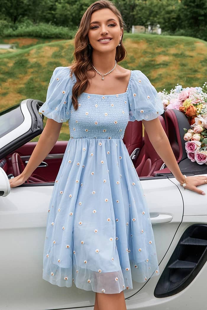 Robe Champ tre Vintage Guinguette Mlle Champ tre